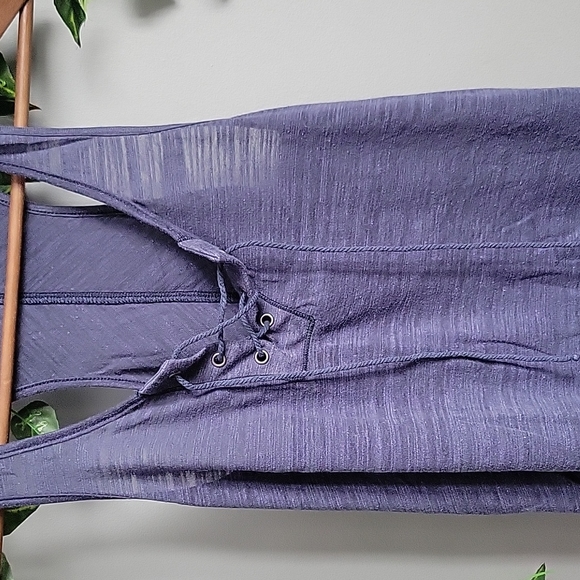 Splendid Lace Up Tank - Picture 3 of 5